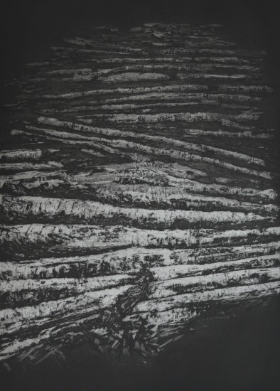 Resin in my veins V | intaglio | 100x70cm